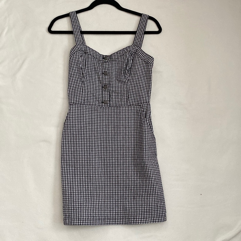Plaid Jean Dress